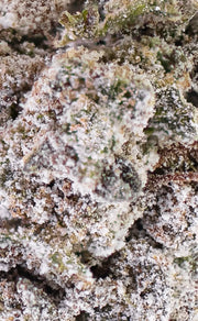 thca cannabis-toppskott närbild