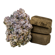 10g Bubblegum 25% THCA och 10g Cali Cream 50% THCA samlade i ett Herbz-paket