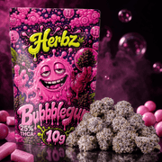 Bubblegum 25% THCA-toppskott med söt, bärig aromprofil