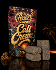 Herbz Cali Cream 10 g förpackning med tropisk design